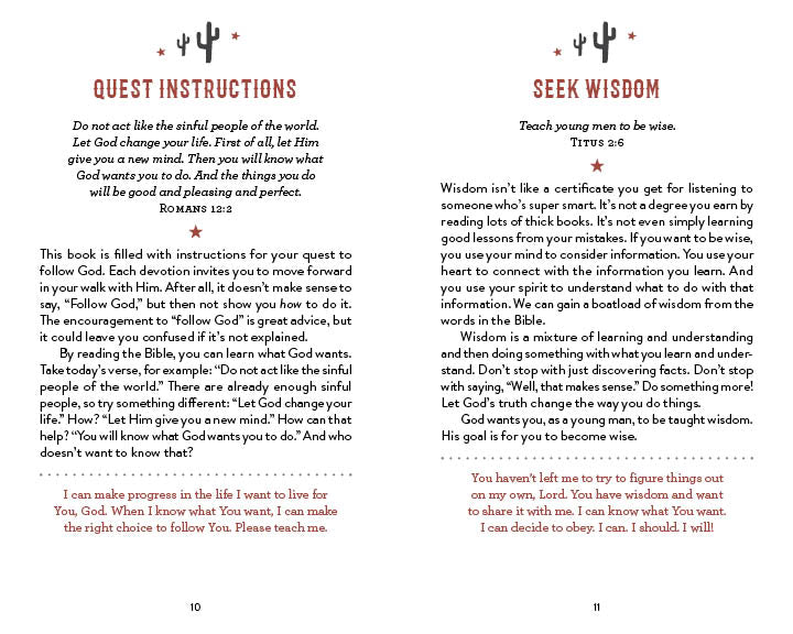 Encouraging Devotions for Boys - The Christian Gift Company