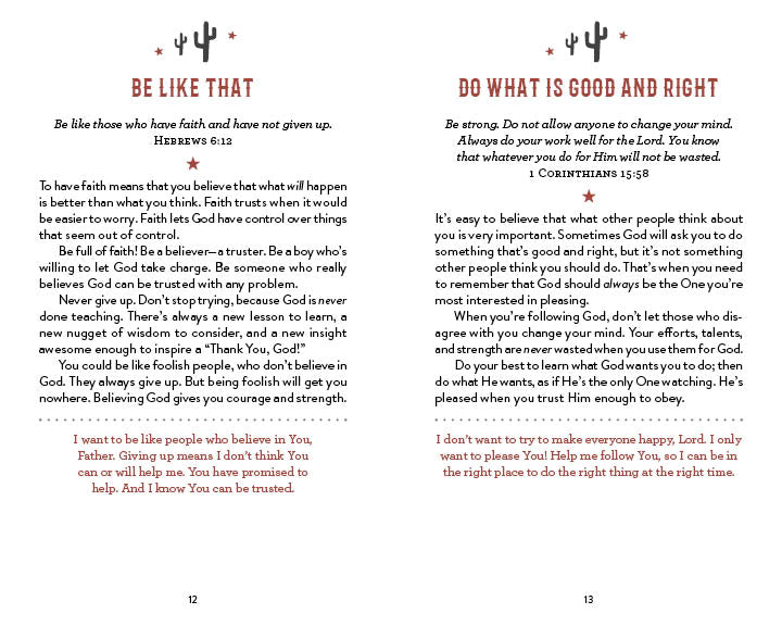 Encouraging Devotions for Boys - The Christian Gift Company