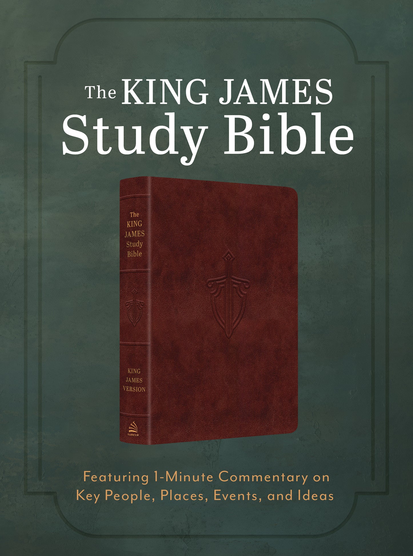 The King James Study Bible: Featuring 1-Minute Commentary on Key People, Places, Events, and Ideas - The Christian Gift Company