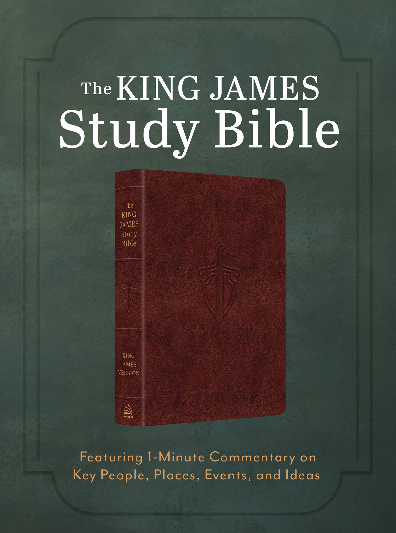 The King James Study Bible: Featuring 1-Minute Commentary on Key People, Places, Events, and Ideas - The Christian Gift Company