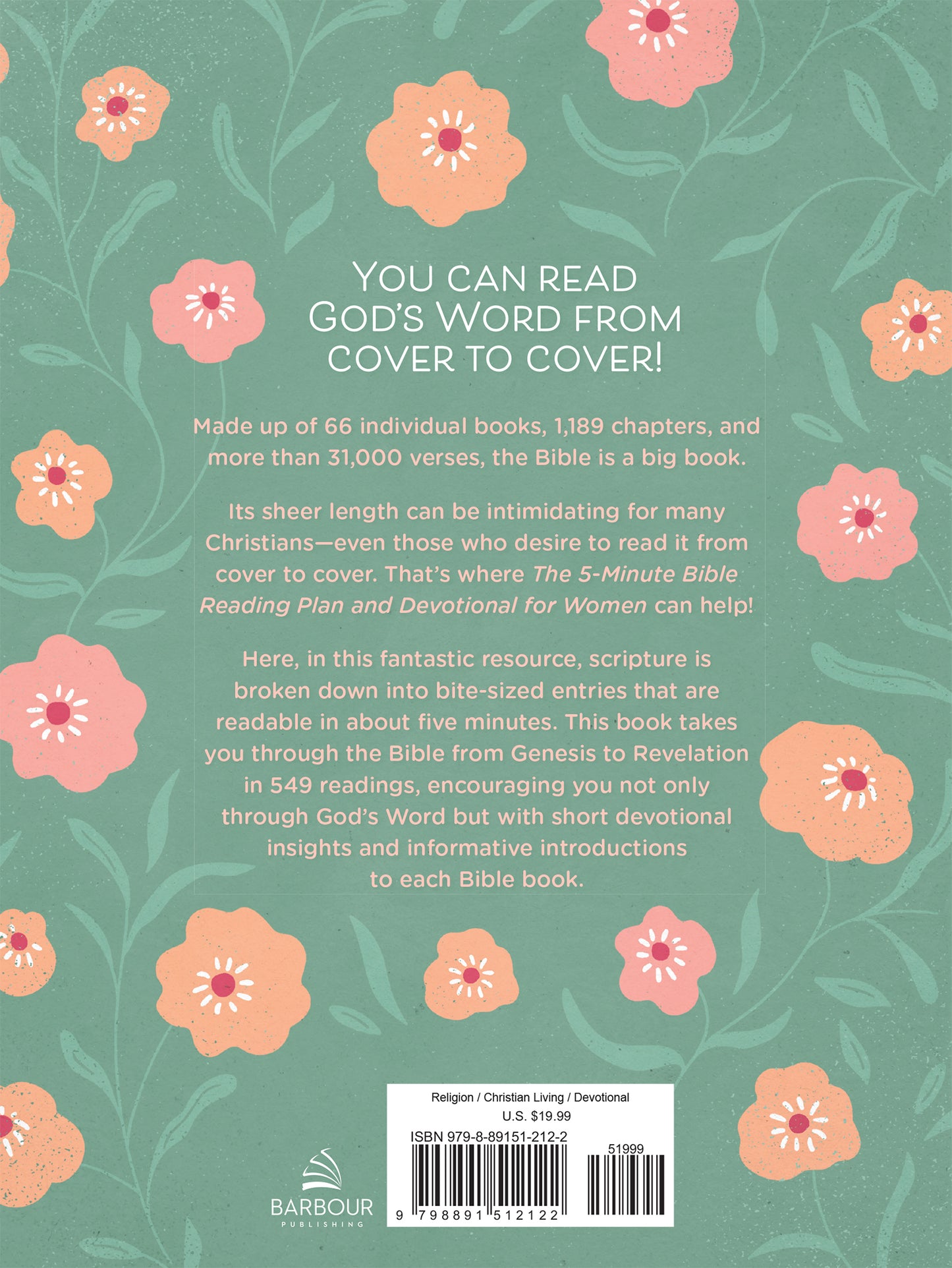 The 5-Minute Bible Reading Plan and Devotional for Women - The Christian Gift Company