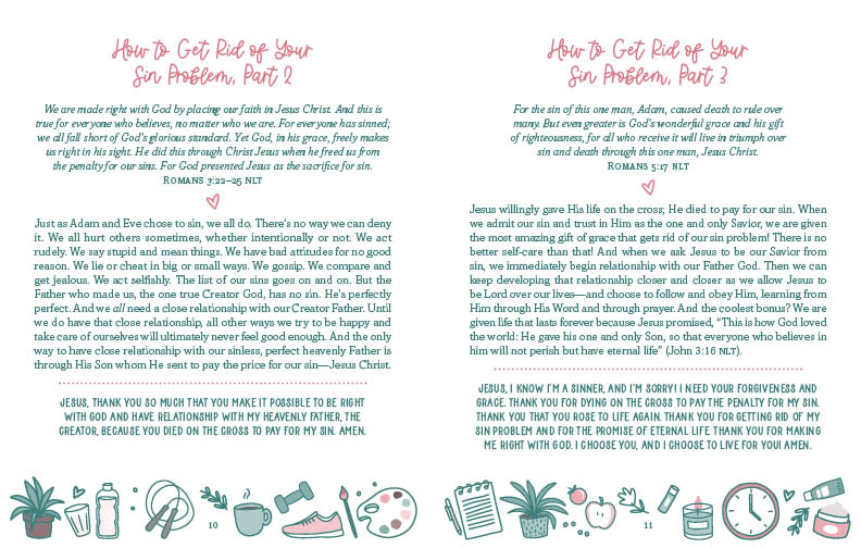 Self-Care Devotions for Teen Girls - The Christian Gift Company