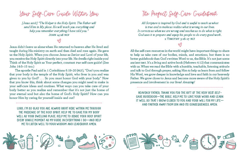 Self-Care Devotions for Teen Girls - The Christian Gift Company