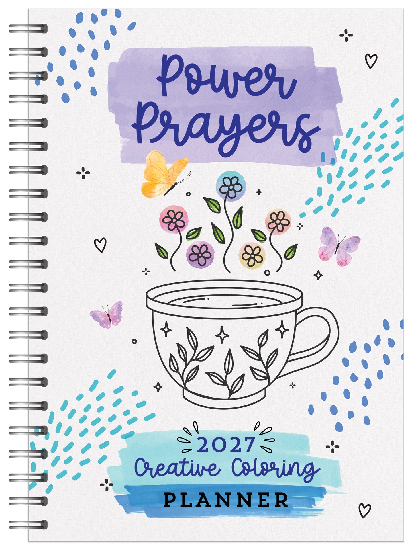 2027 Power Prayers Creative Coloring Planner - The Christian Gift Company
