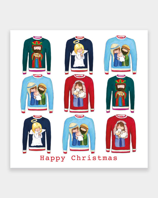 Knitivity Christmas Cards - pack of 10 - The Christian Gift Company