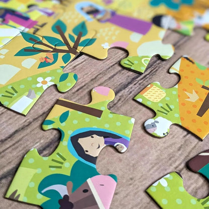 50-Piece Bible Jigsaw Puzzle: Feeding of the 5000 - The Christian Gift Company