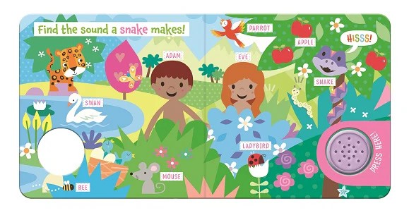 One Button Sound Book - Bible First Words - The Christian Gift Company