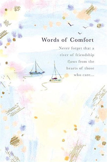 Words of Comfort Card - A River of Friendship - The Christian Gift Company