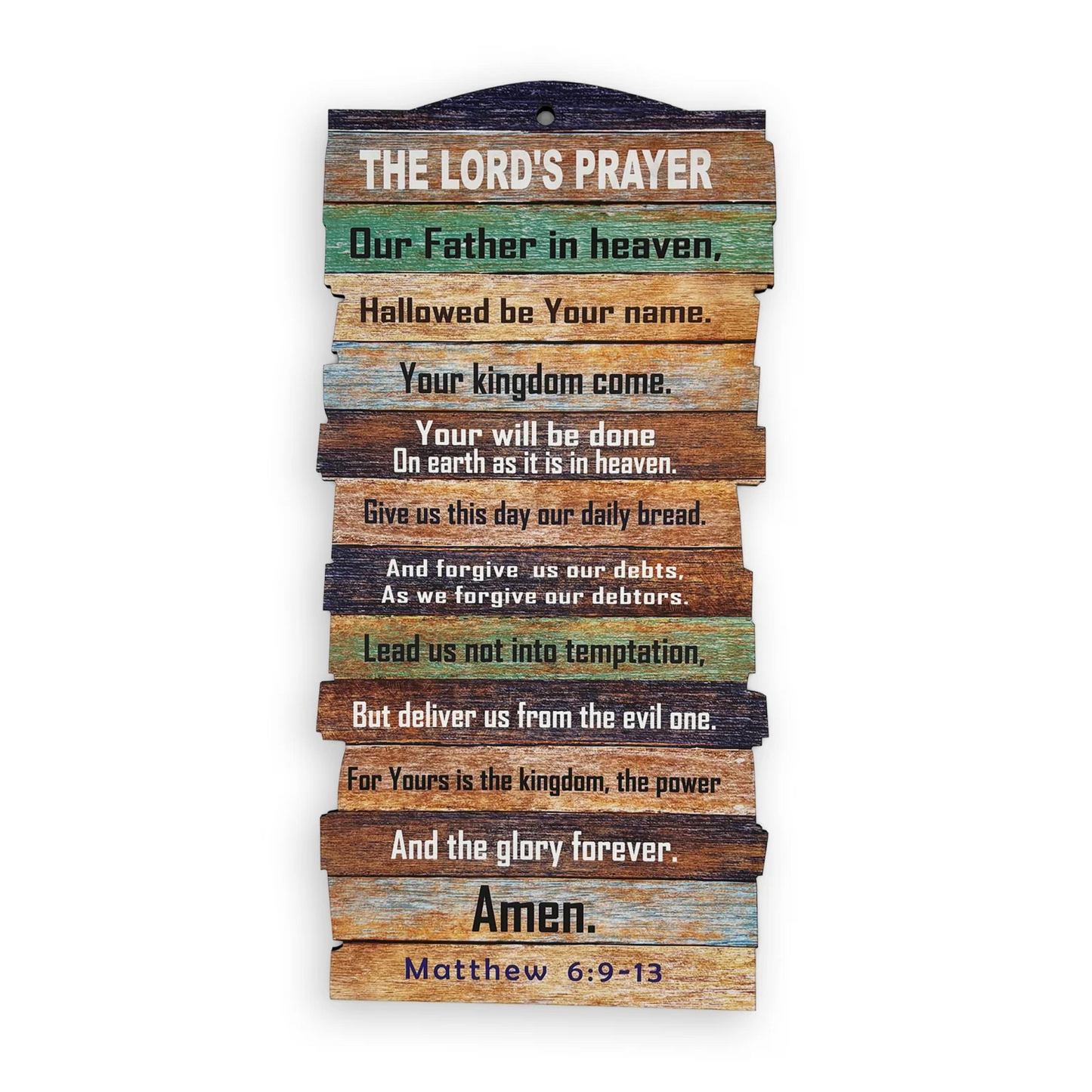 The Lord's Prayer Small Plaque