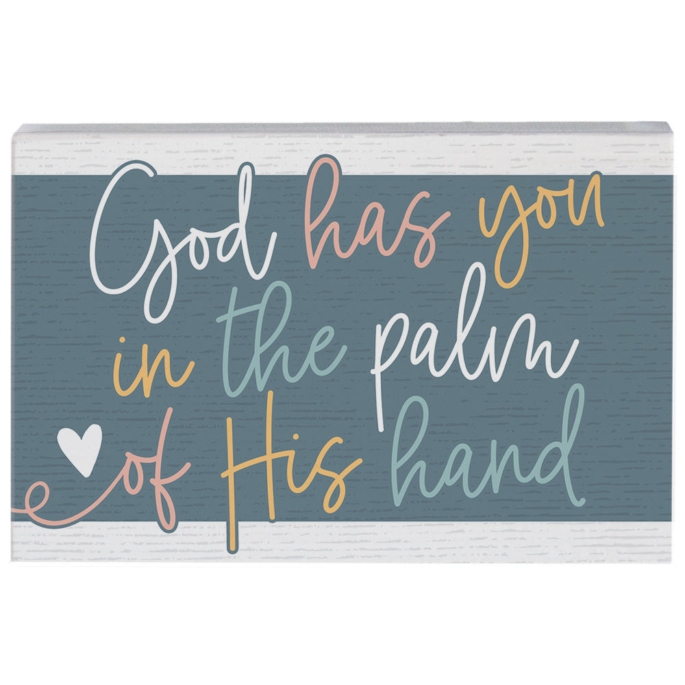 Small Tabletop Plaque - Palm Of His Hand - The Christian Gift Company