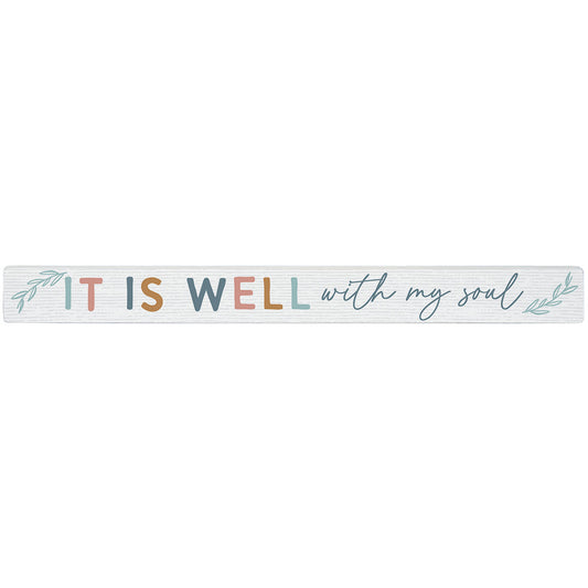 Talking Stick Decor - It Is Well With My Soul - The Christian Gift Company