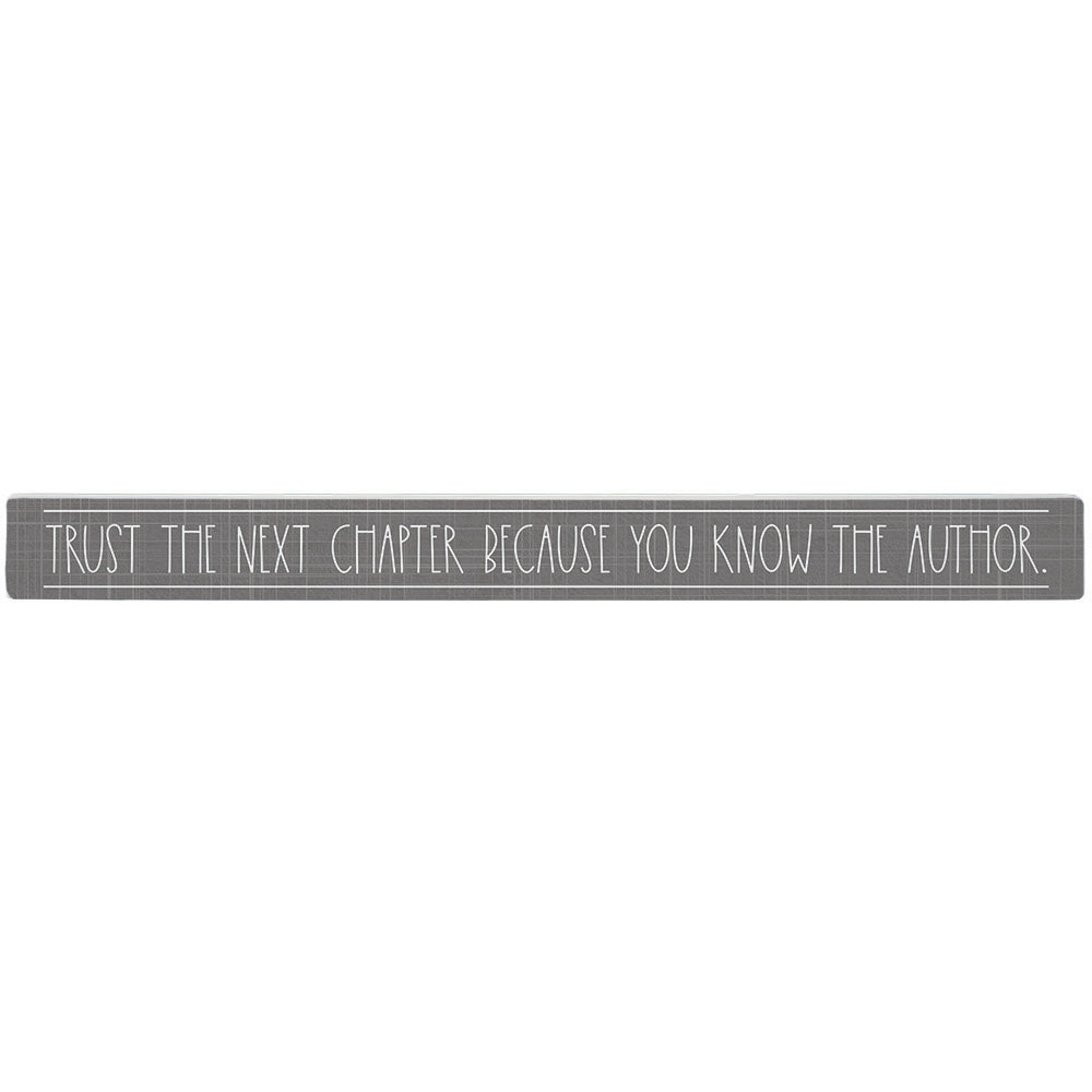 Talking Stick Decor - Trust The Next Chapter - The Christian Gift Company
