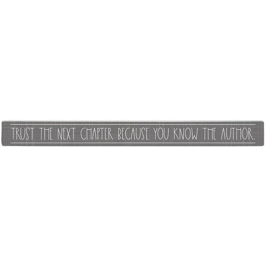 Talking Stick Decor - Trust The Next Chapter - The Christian Gift Company