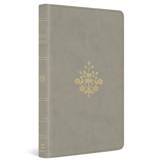 ESV Thinline Bible, Red Letter (TruTone, Stone, Branch Design)