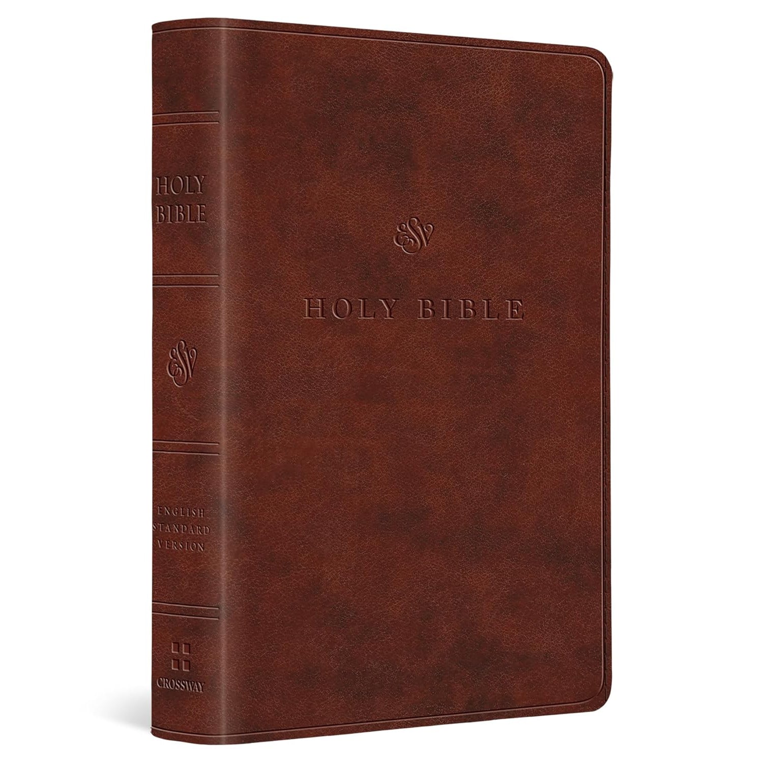 ESV Value Large Print Compact Bible (TruTone, Chestnut Brown) - The Christian Gift Company