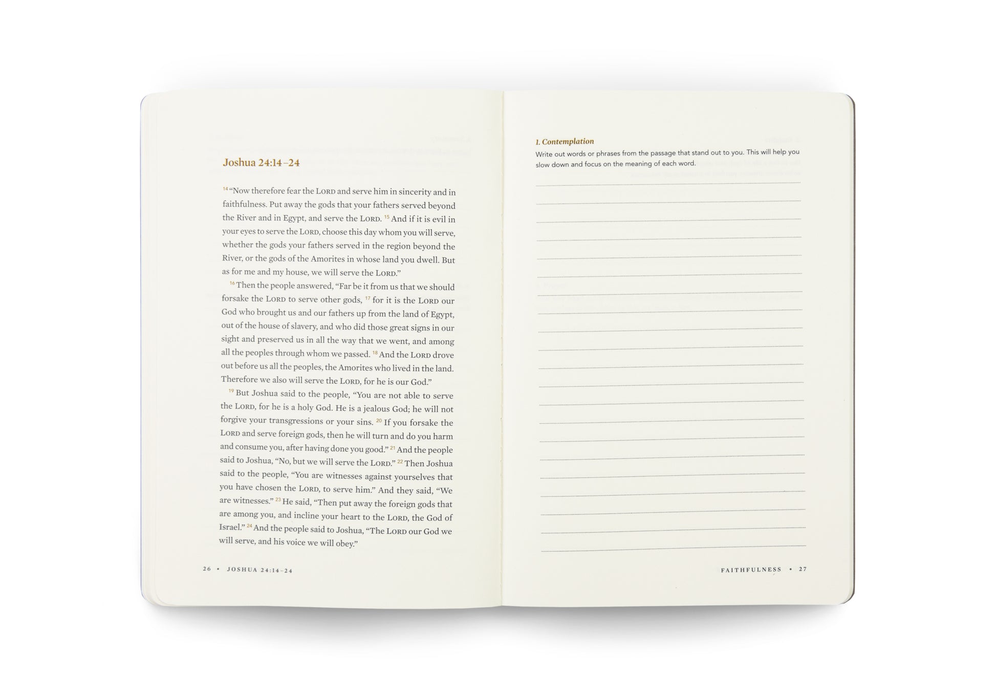 ESV Devotional Journal, Fruit of the Spirit: Faithfulness - The Christian Gift Company