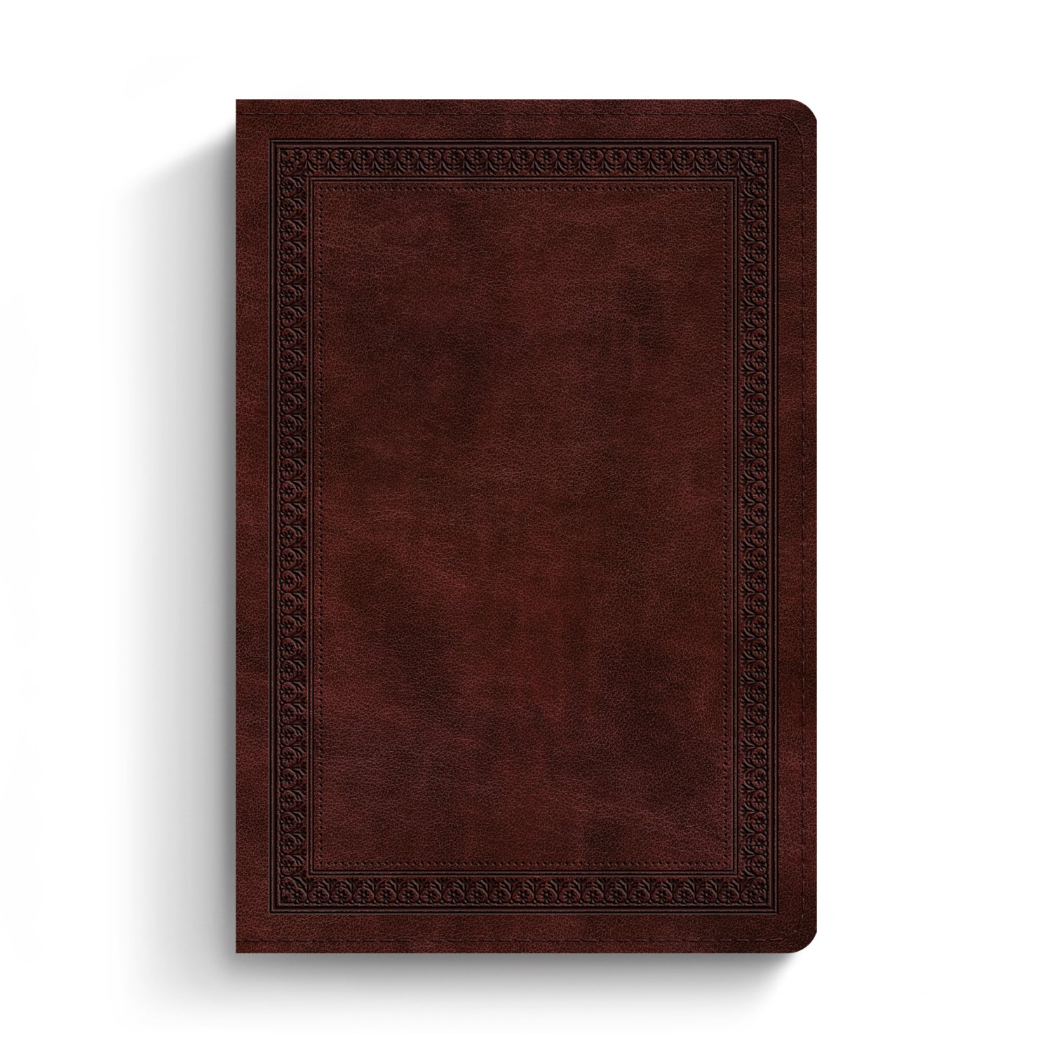 ESV Large Print Compact Bible, Red Letter - TruTone®, Mahogany - The Christian Gift Company