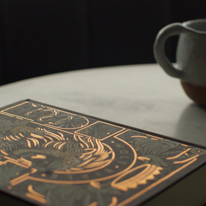 ESV Single Column Journalling Bible®, Artist Series - The Lion And The Lamb - The Christian Gift Company