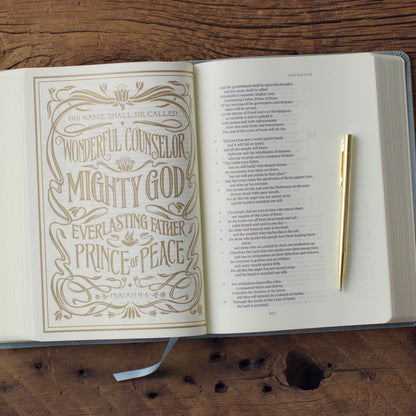 ESV Illuminated™ Bible, Art Journaling Edition - Paris Sky - The Christian Gift Company