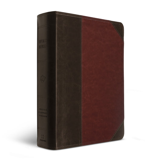 ESV Super Giant Print Bible, TruTone®, Brown - The Christian Gift Company