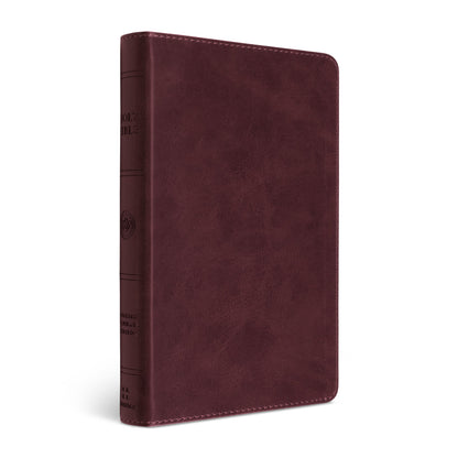 ESV Large Print Thinline Bible, TruTone®, Mahogany
