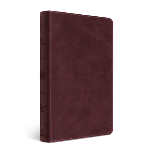 ESV Large Print Thinline Bible, Red Letter, TruTone®, Mahogany