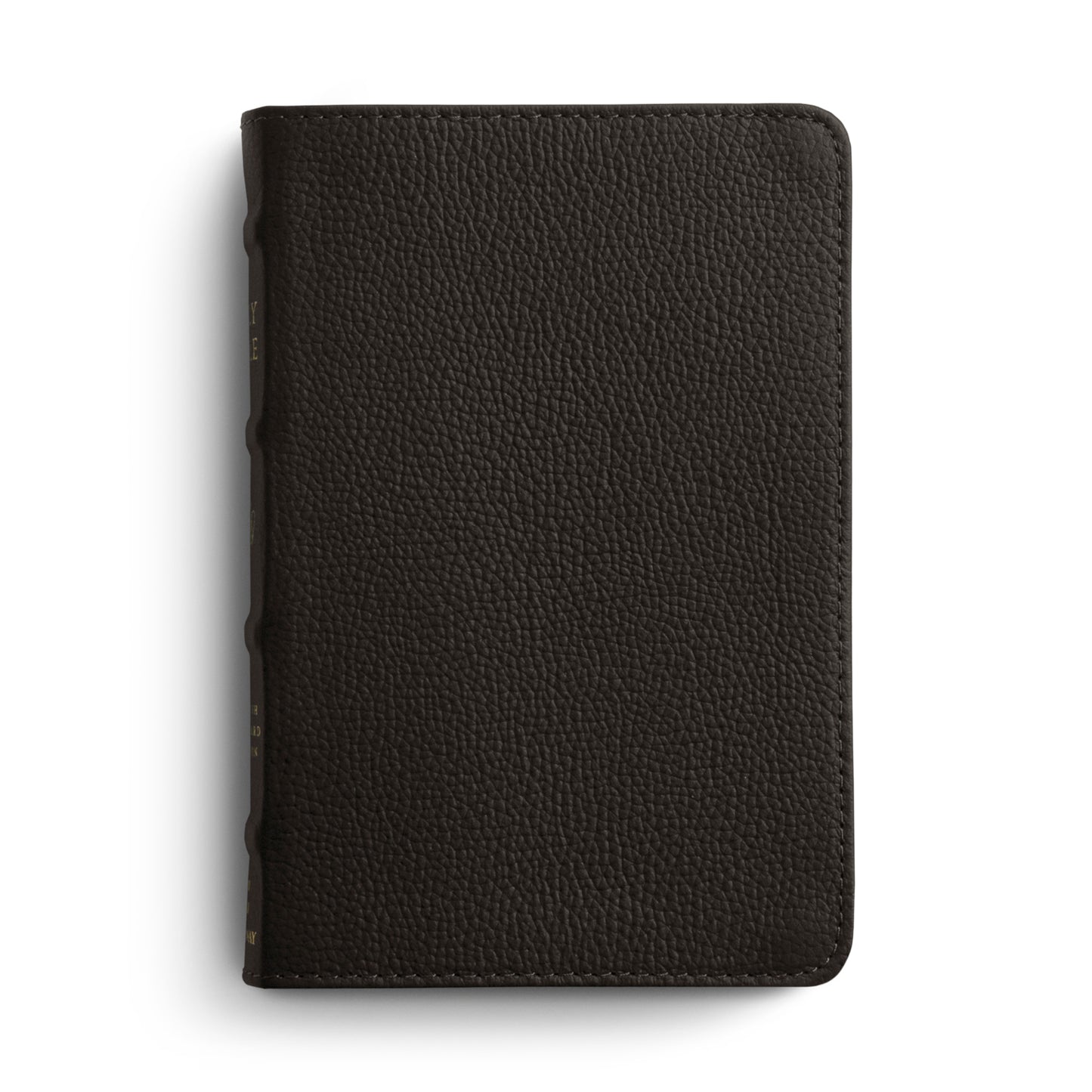 ESV Compact Bible, Buffalo Leather, Deep Brown