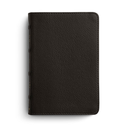 ESV Compact Bible, Buffalo Leather, Deep Brown