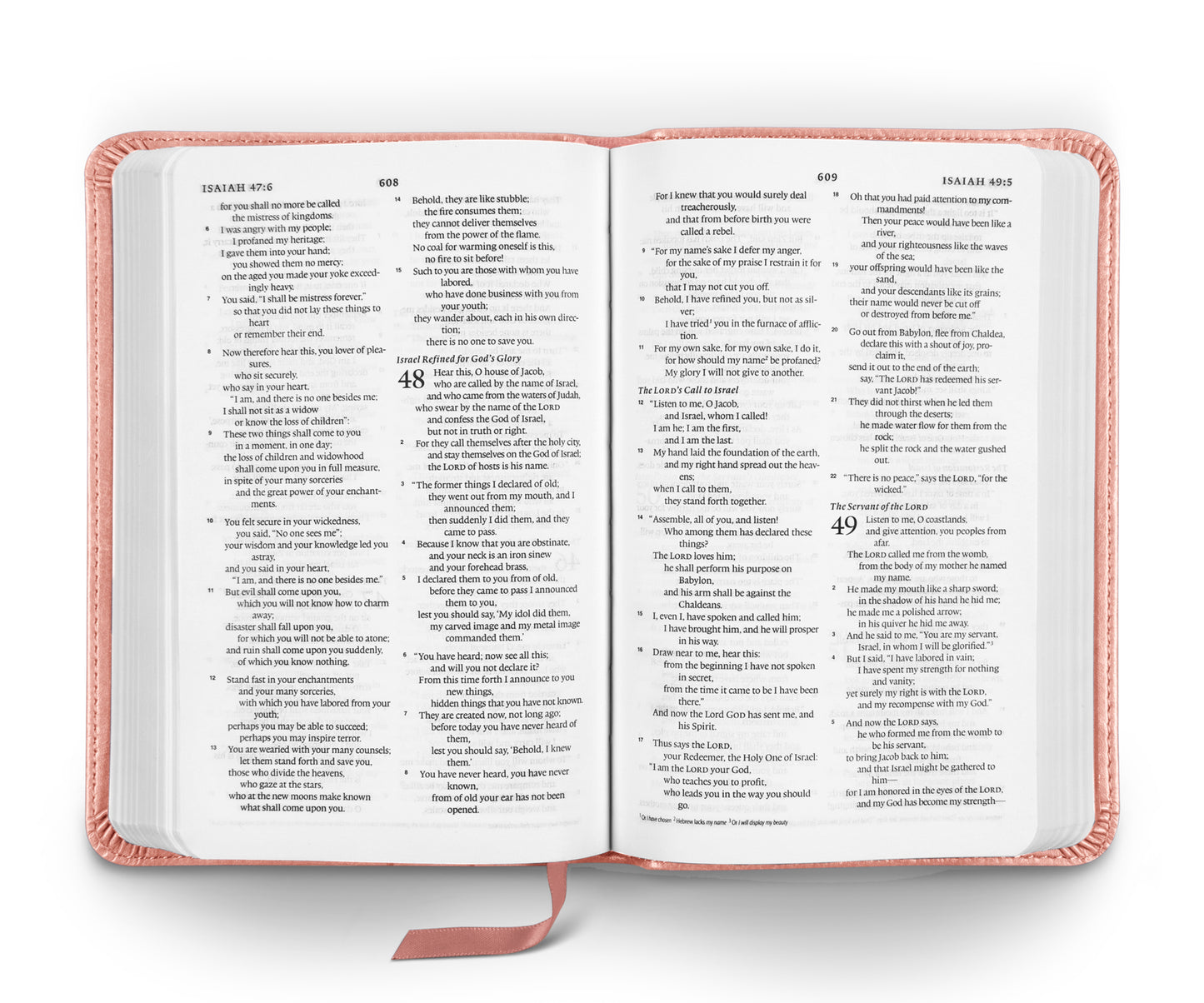 ESV Compact Bible, TruTone®, Blush Rose