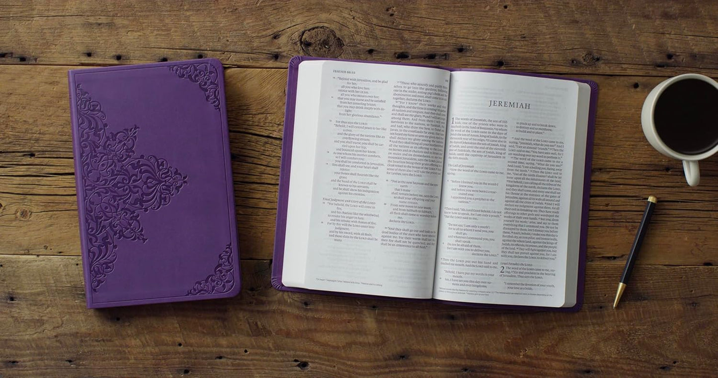 ESV Large Print Value Thinline Bible, TruTone®, Lavender