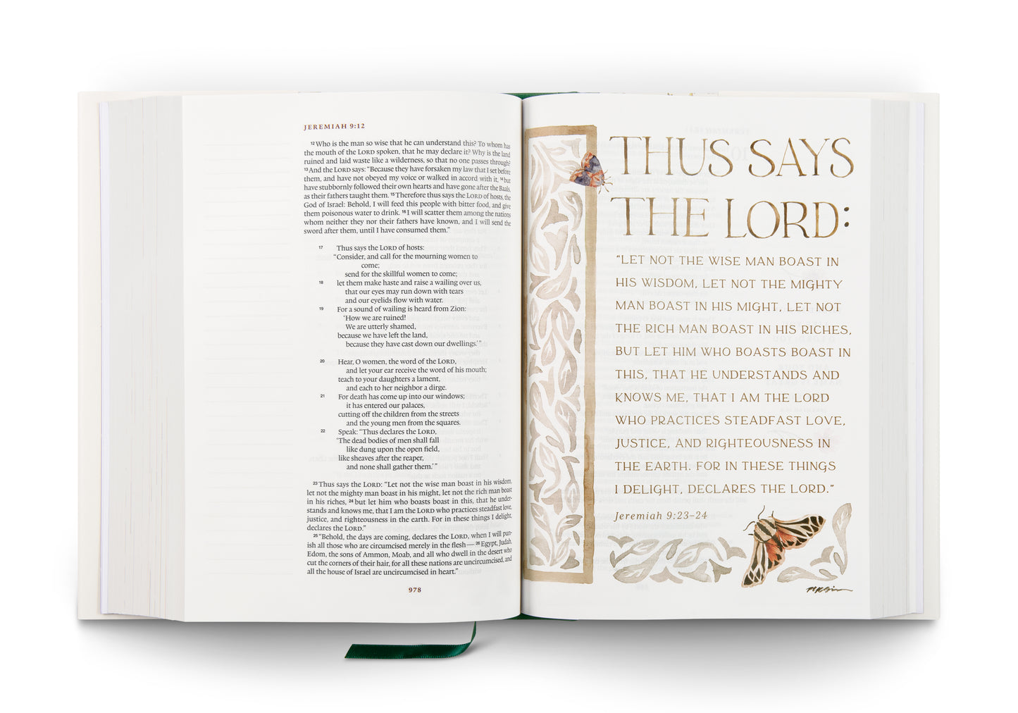ESV GraceLaced Bible, Journalling Edition - The Christian Gift Company