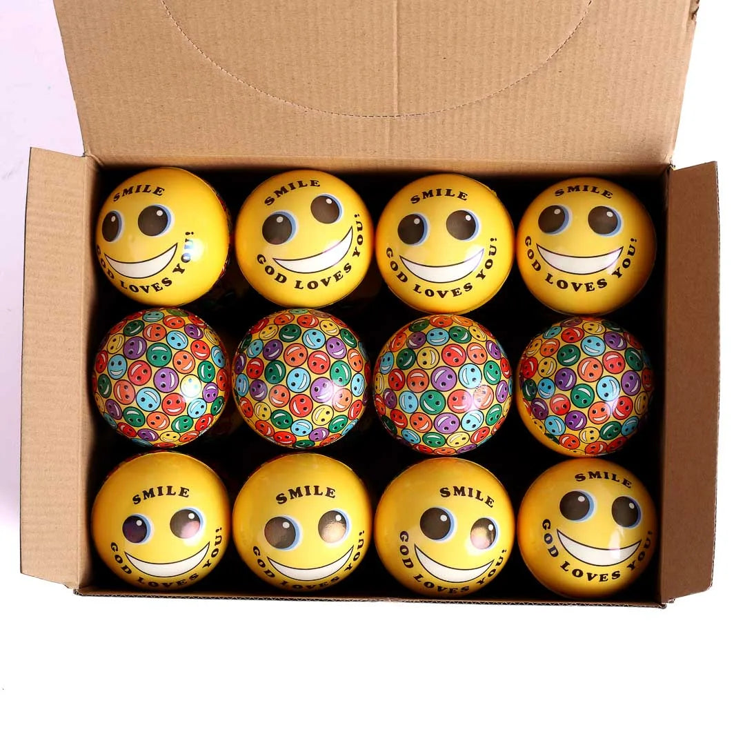 Soft Bouncy Balls: Smile Jesus Loves You pack of 24
