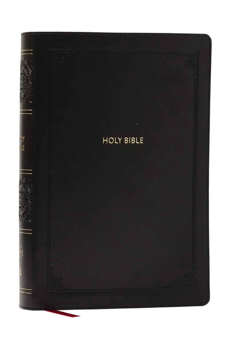 NKJV Giant Print End-of-Verse Reference Bible, Red Letter, Comfort Print (Black) - The Christian Gift Company