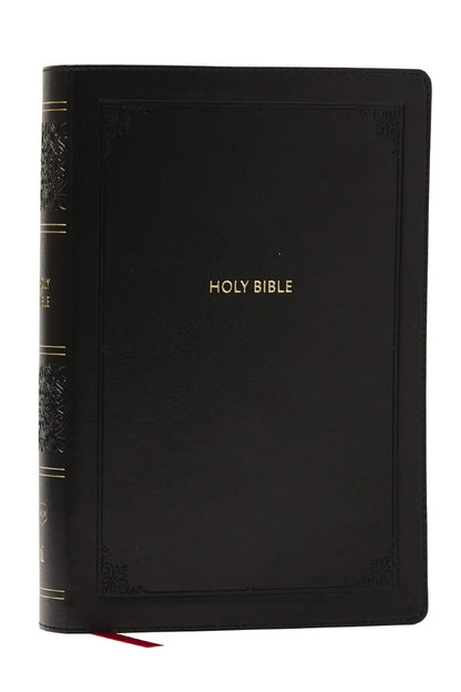NKJV Giant Print End-of-Verse Reference Bible, Red Letter, Comfort Print (Black) - The Christian Gift Company