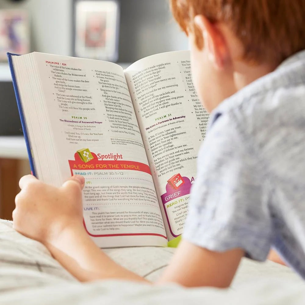 NKJV, Study Bible for Kids - The Christian Gift Company