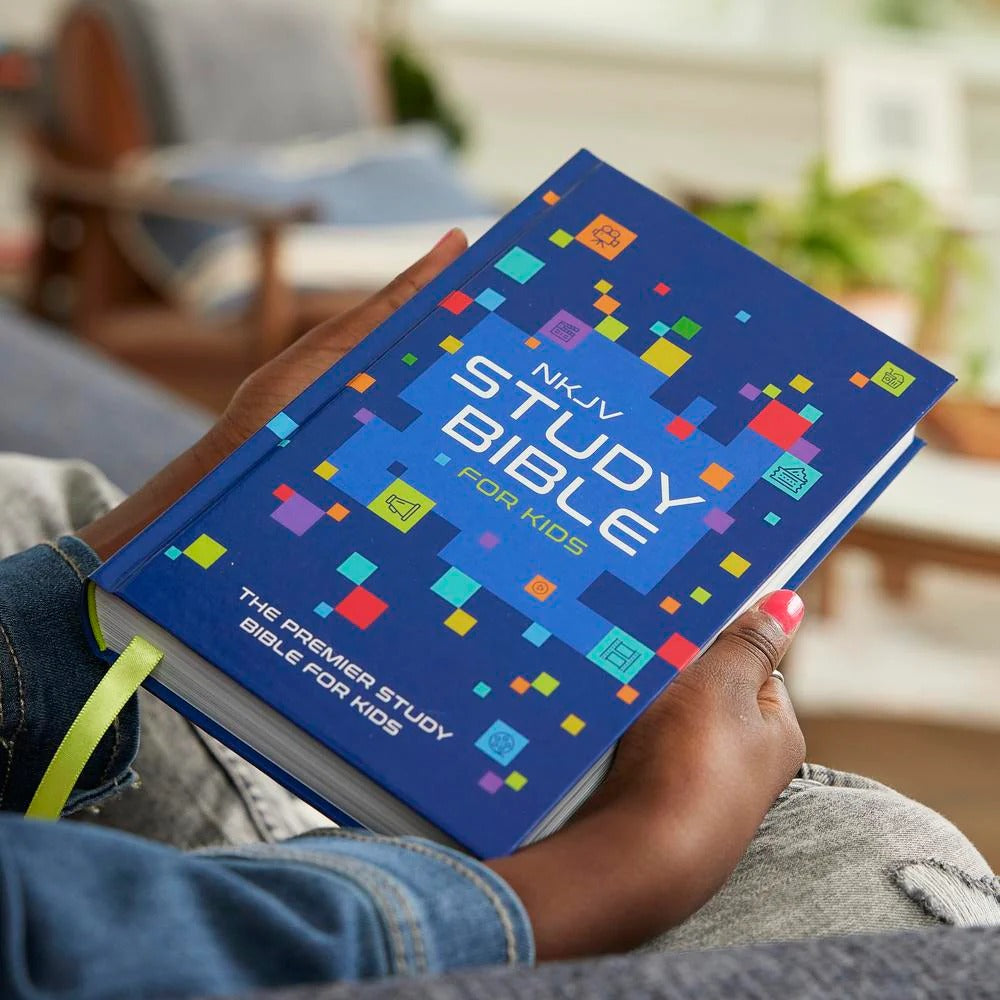 NKJV, Study Bible for Kids - The Christian Gift Company