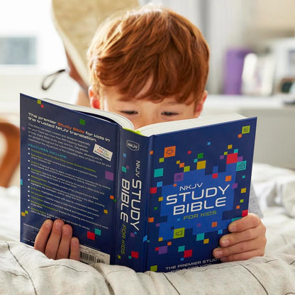 NKJV, Study Bible for Kids - The Christian Gift Company