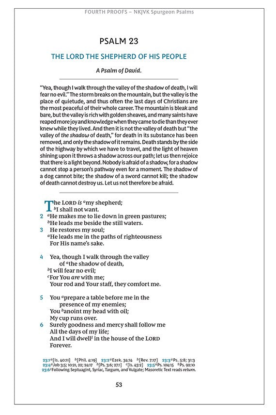 Spurgeon and the Psalms: The Book of Psalms with Devotions from Charles Spurgeon (NKJV, Brown) - The Christian Gift Company