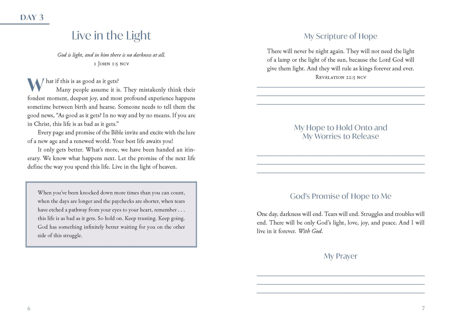 Hope for Hard Days - The Christian Gift Company