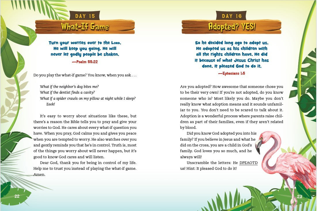 Adventure Bible Daily Devotional for Kids - The Christian Gift Company