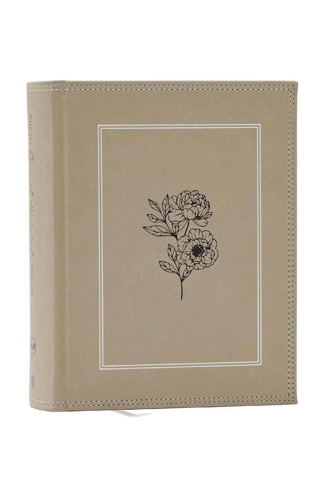 NKJV Journal the Word Bible -Large Print (Stone) - The Christian Gift Company