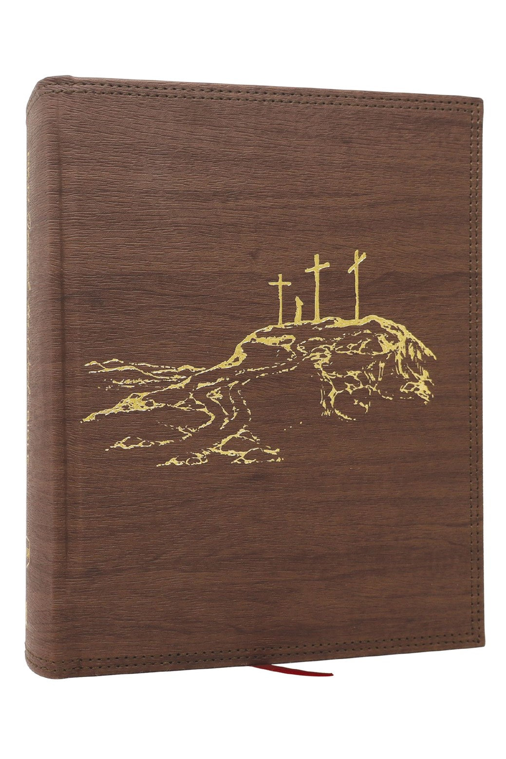 NKJV Journal the Word Reference Bible (Brown Leathersoft, Comfort Print) - The Christian Gift Company