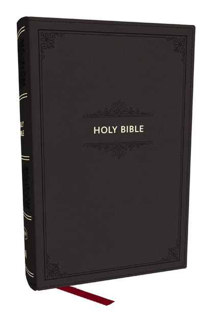 KJV Personal Size Large Print End-of-Verse Reference Bible - Black Leathersoft, Thumb Indexed