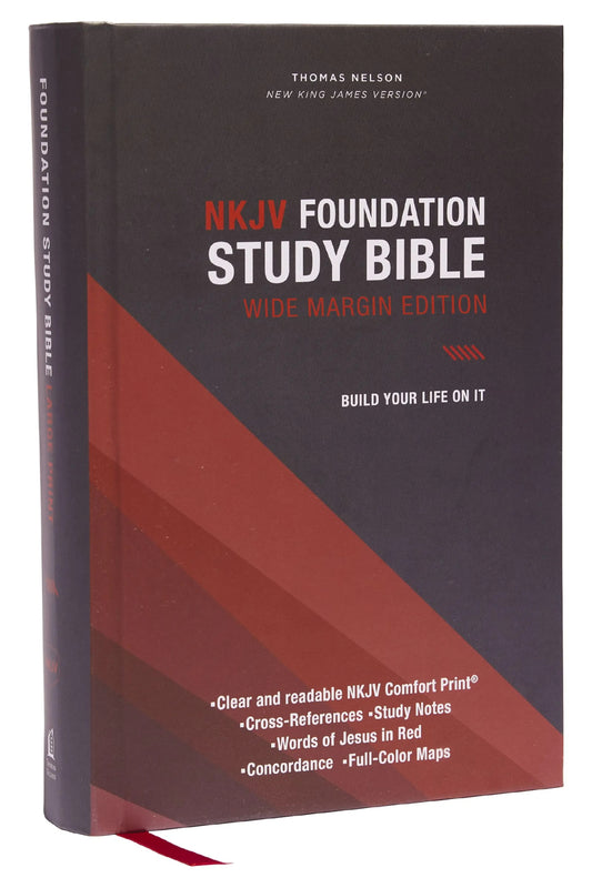 NKJV Foundation Study Bible - Black Hardcover