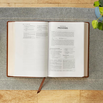 NKJV Foundation Study Bible - Brown Leathersoft