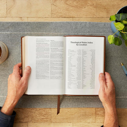 NKJV Foundation Study Bible - Brown Leathersoft