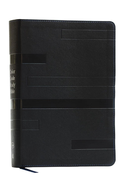 KJV Color Code Study Bible - Black Leathersoft