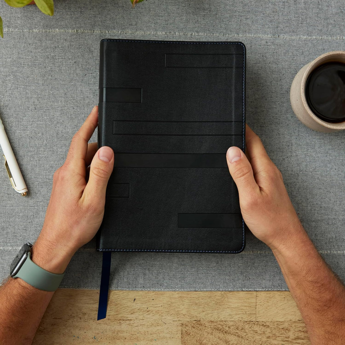 KJV Color Code Study Bible - Black Leathersoft
