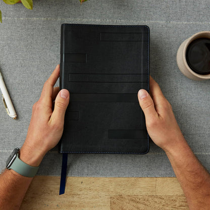 KJV Color Code Study Bible - Black Leathersoft