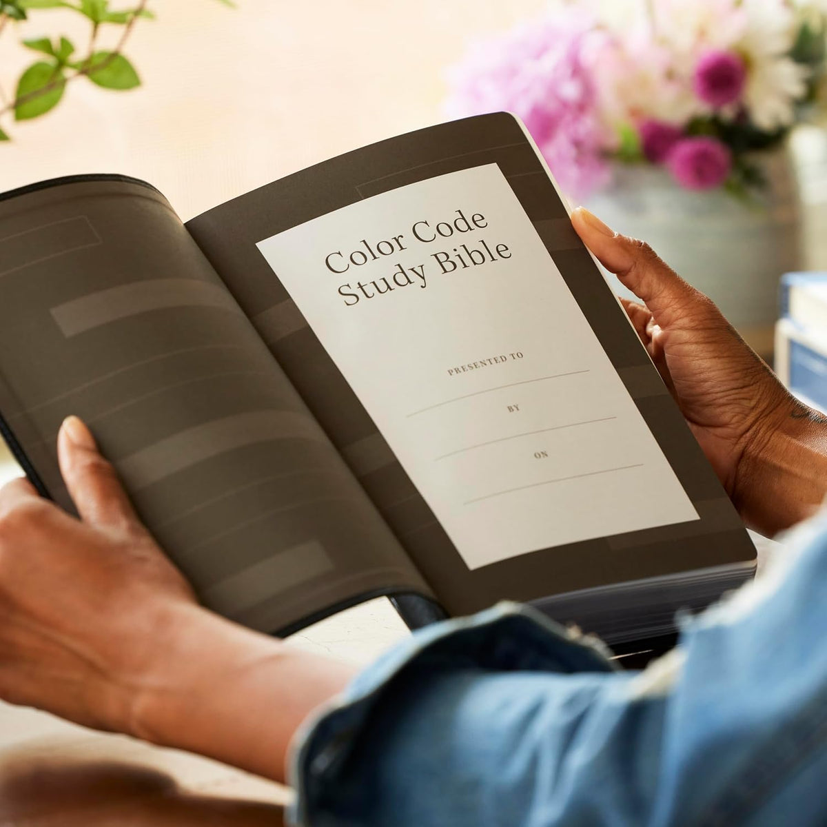KJV Color Code Study Bible - Black Leathersoft